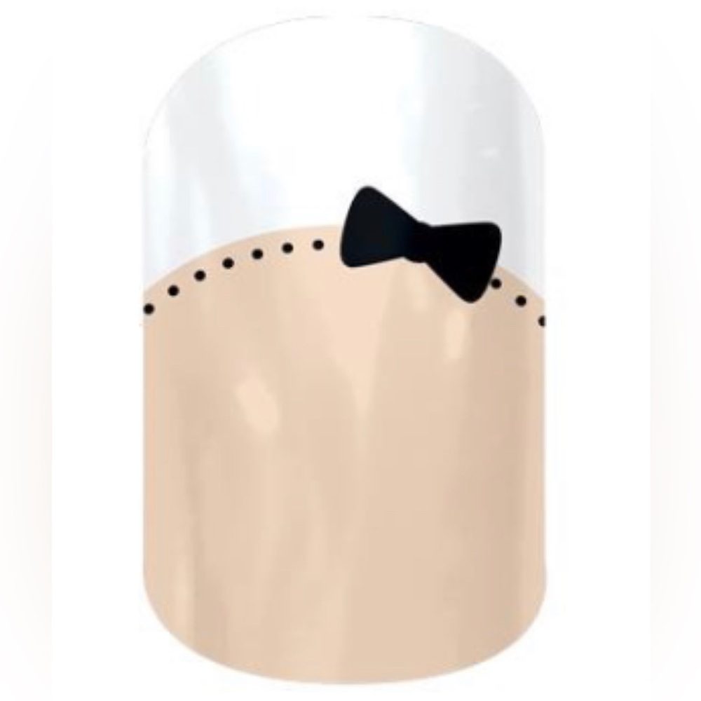 Jamberry “French Tip Bows (Long)”